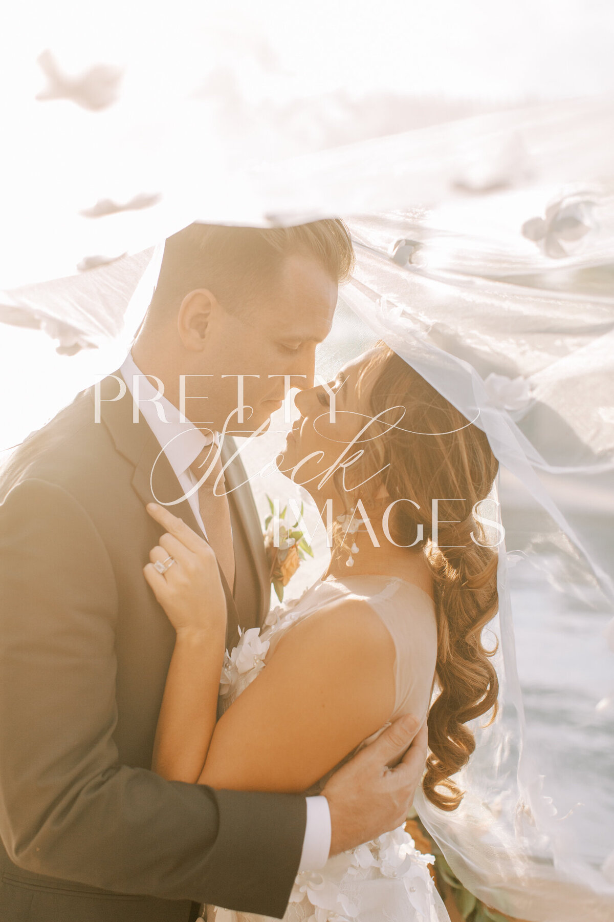 Pretty Stock Images - Romantic Fall Wedding with Canoe-171