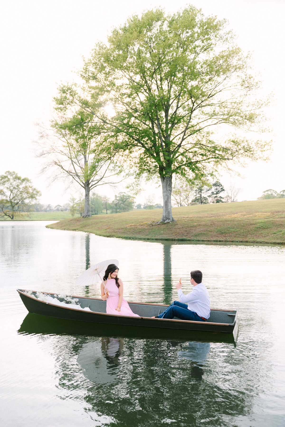 Louisiana Engagements Canoe Photographer