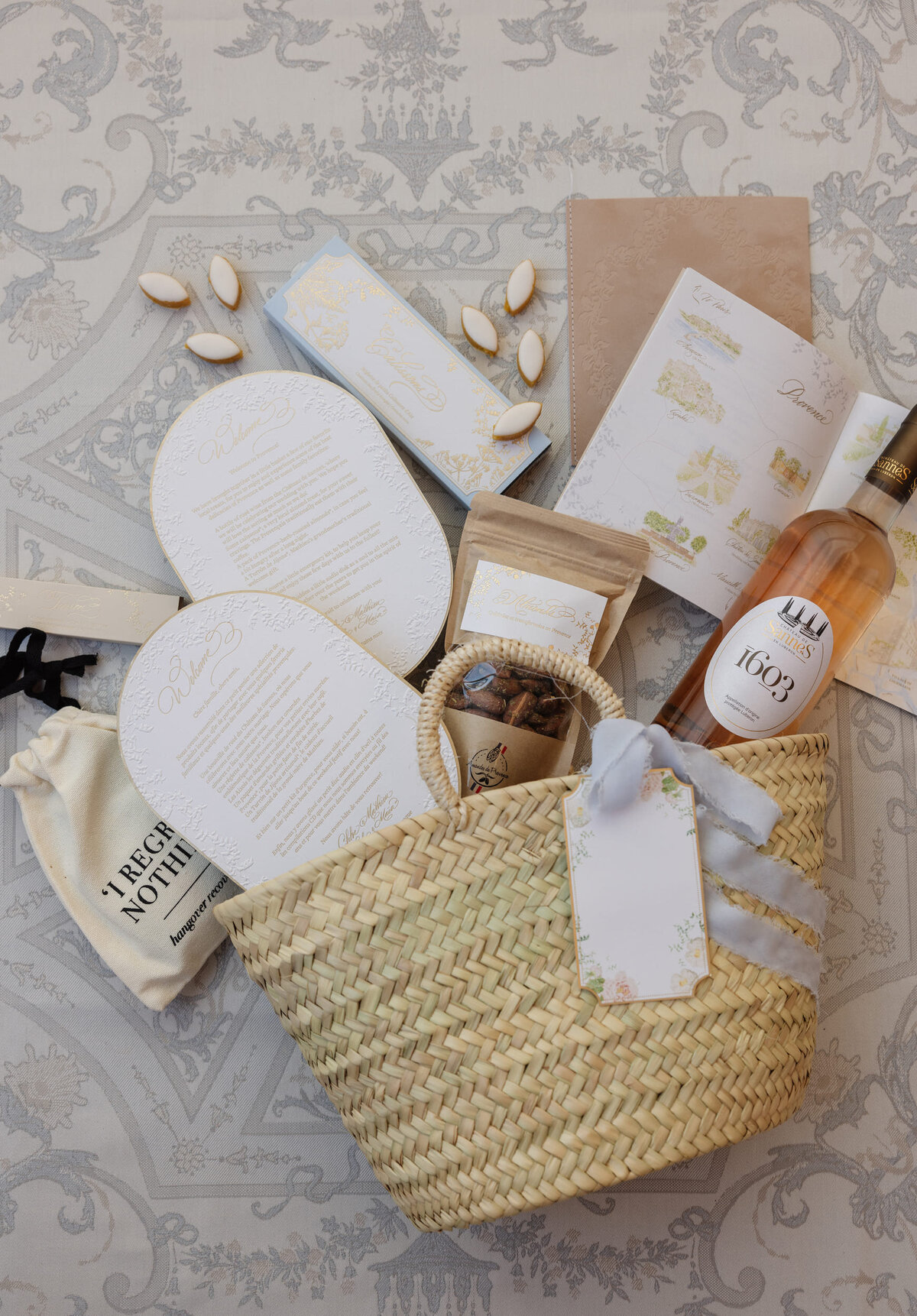Welcome-basket-south-of-france-wedding