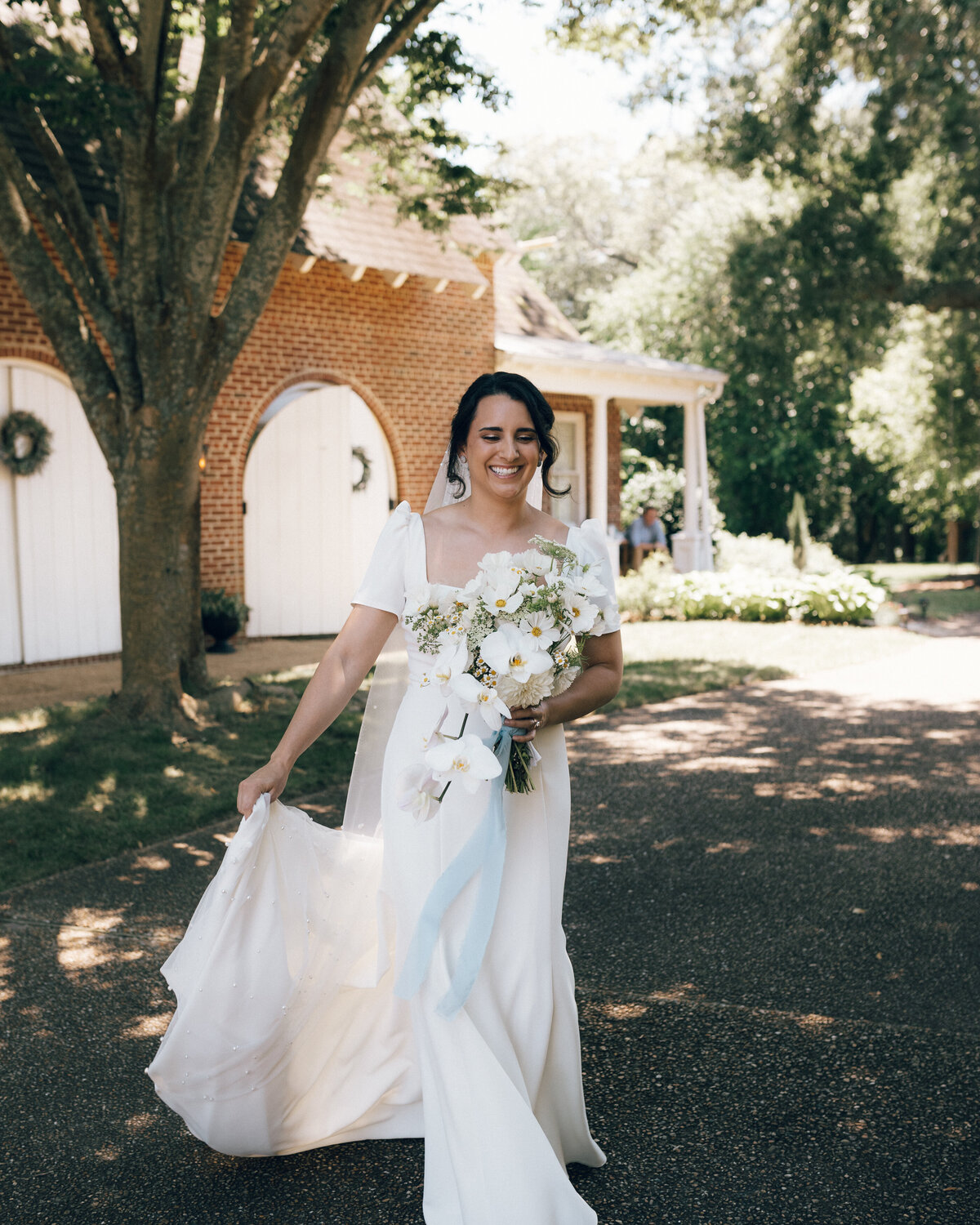 bridal portrait church point manor
