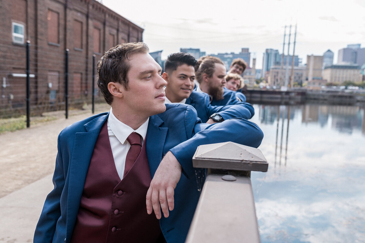 Elegant outdoor wedding venue setting