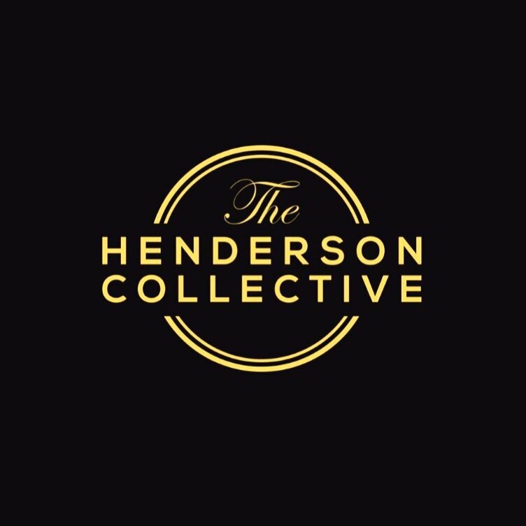 Concrete Polishing Near Me, hired and trusted by these companies, featuring the main logo of Henderson Collective.