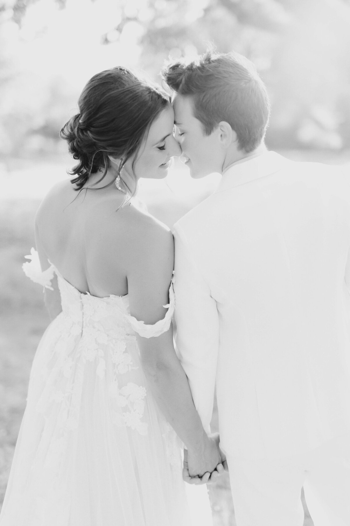 Bride in the Elora gown by Madi Lane Bridal