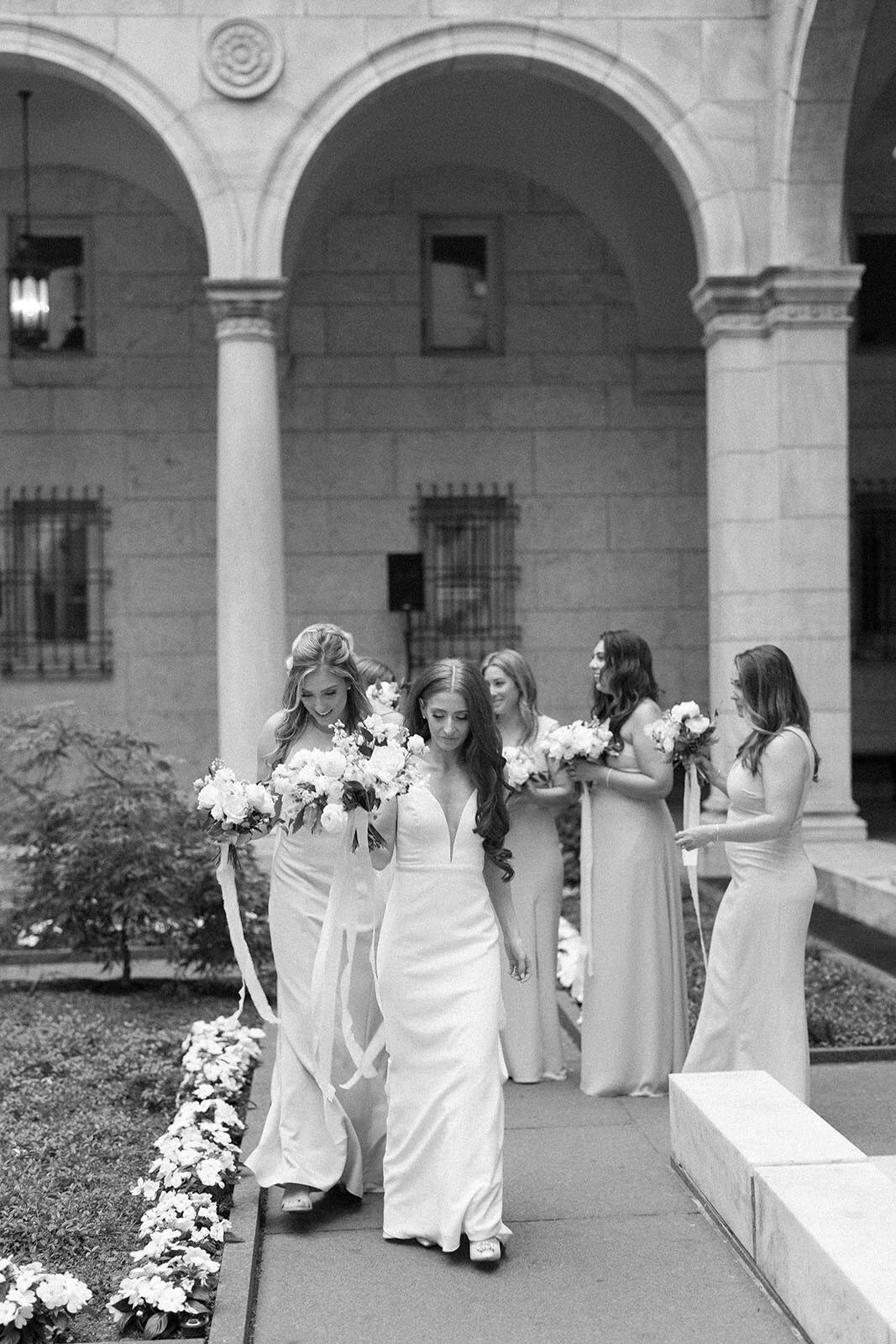 Boston Public Library Wedding-Halie Child Photography-52
