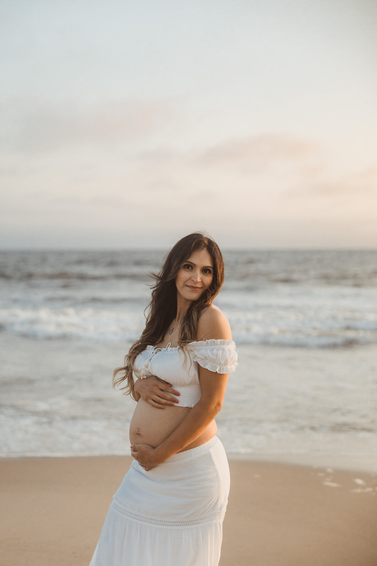 Santa Monica Beach Maternity Photography 59