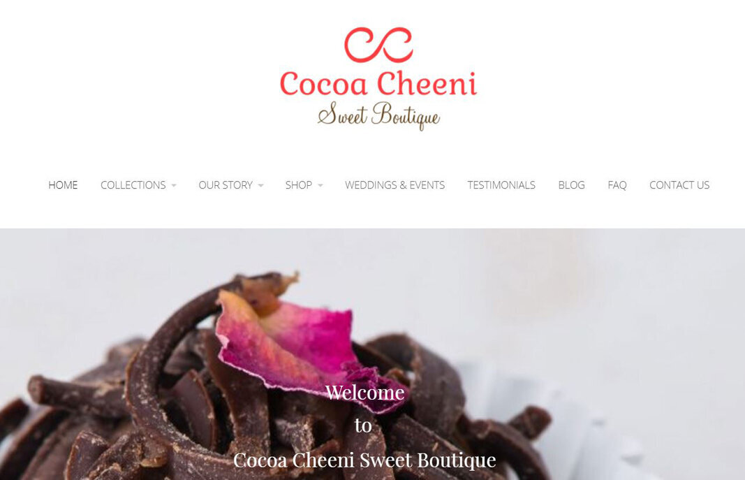 cocoa cheeni new website