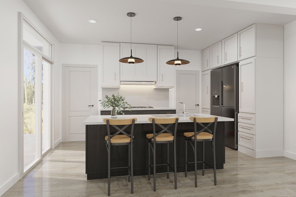 Kitchen  Rendering - The Thomas