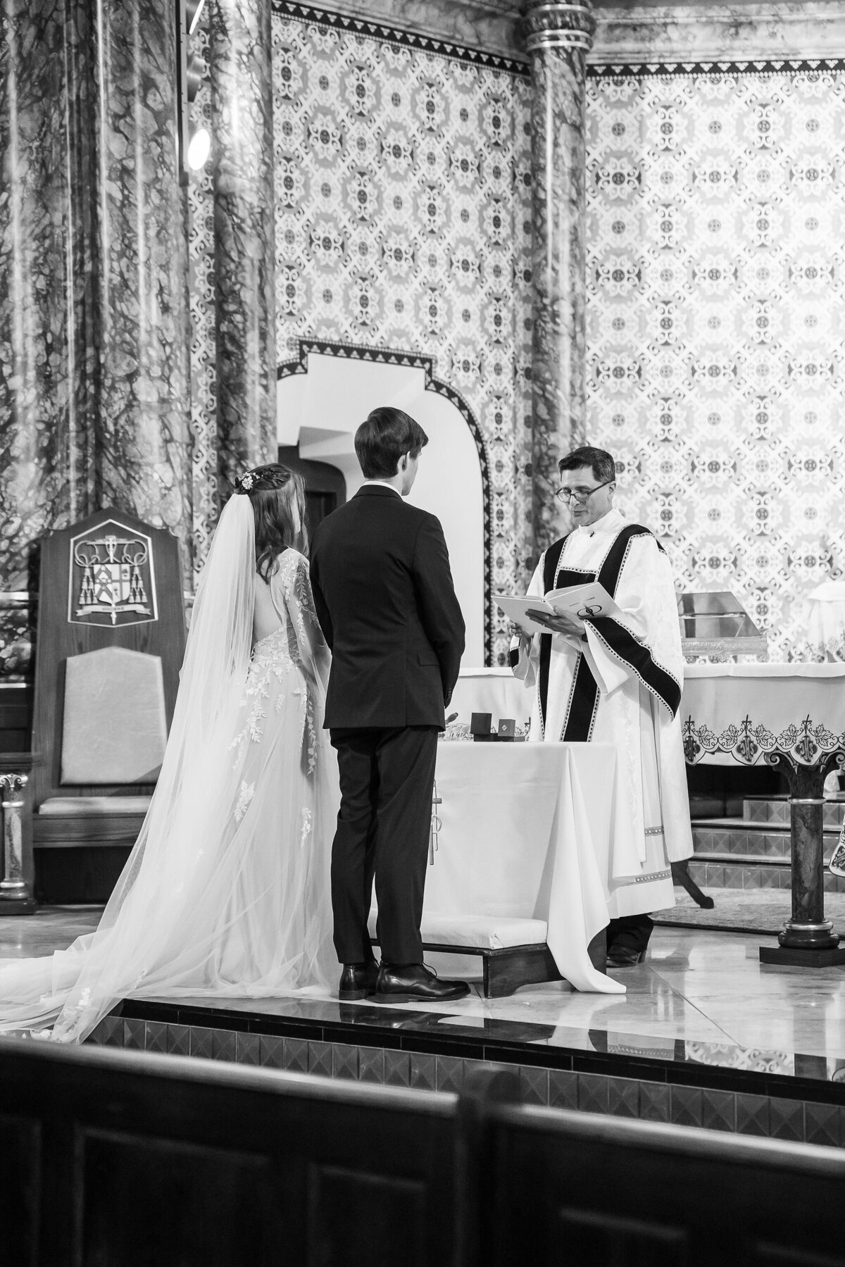 St Mary's Cathedral Wedding Austin Texas