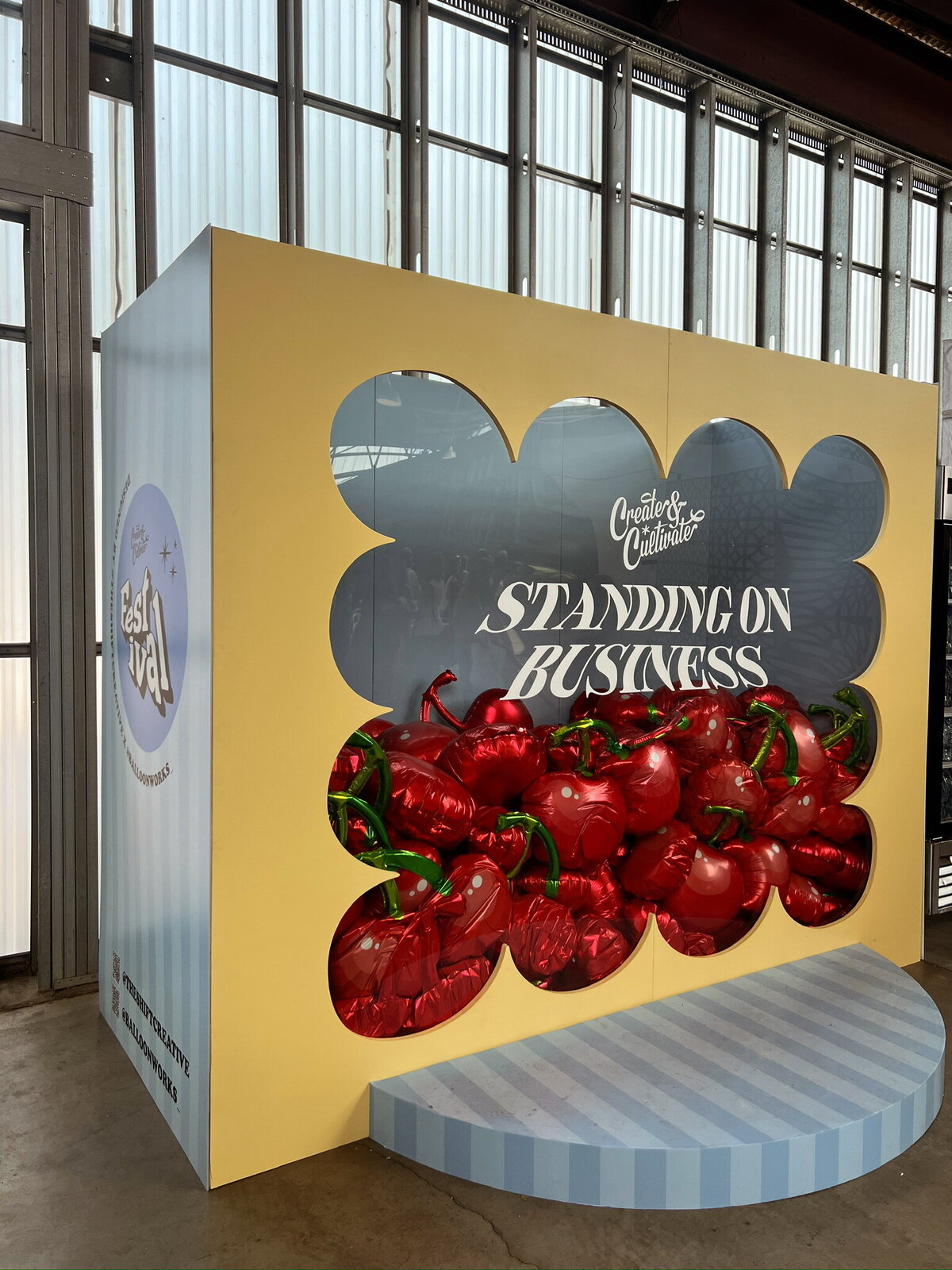 Create & Cultivate installation by The Works Collective | immersive brand activation in Los Angeles.