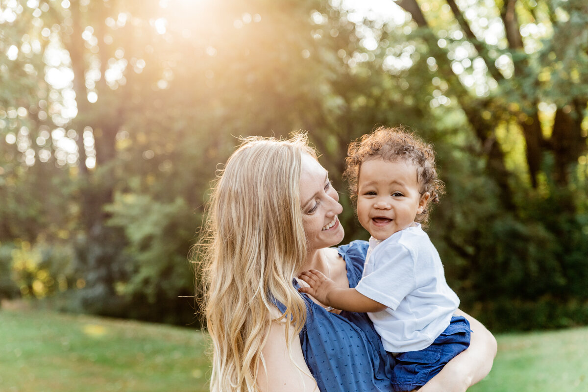 Mother and Son Portrait
