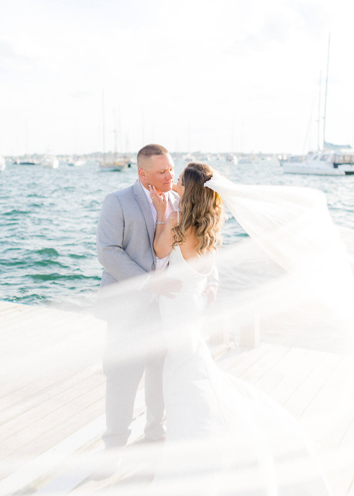 bride and groom  getting married at the Bohlin in Newport RI (1)