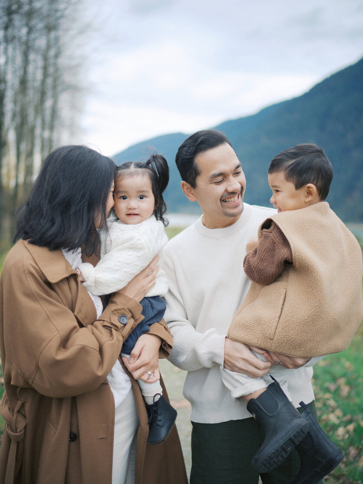 Pitt Lake Family Portrait