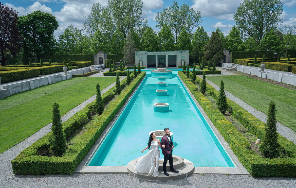 indian couple photo session at parkwood estate toronto engagement session