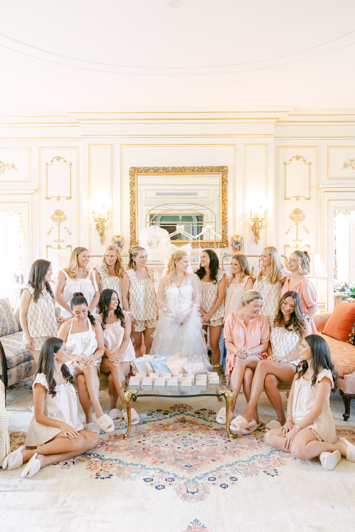 Stunning bridesmaids getting ready photos, NYC Luxury Wedding Photographer, Ny Editorial Wedding Photographer