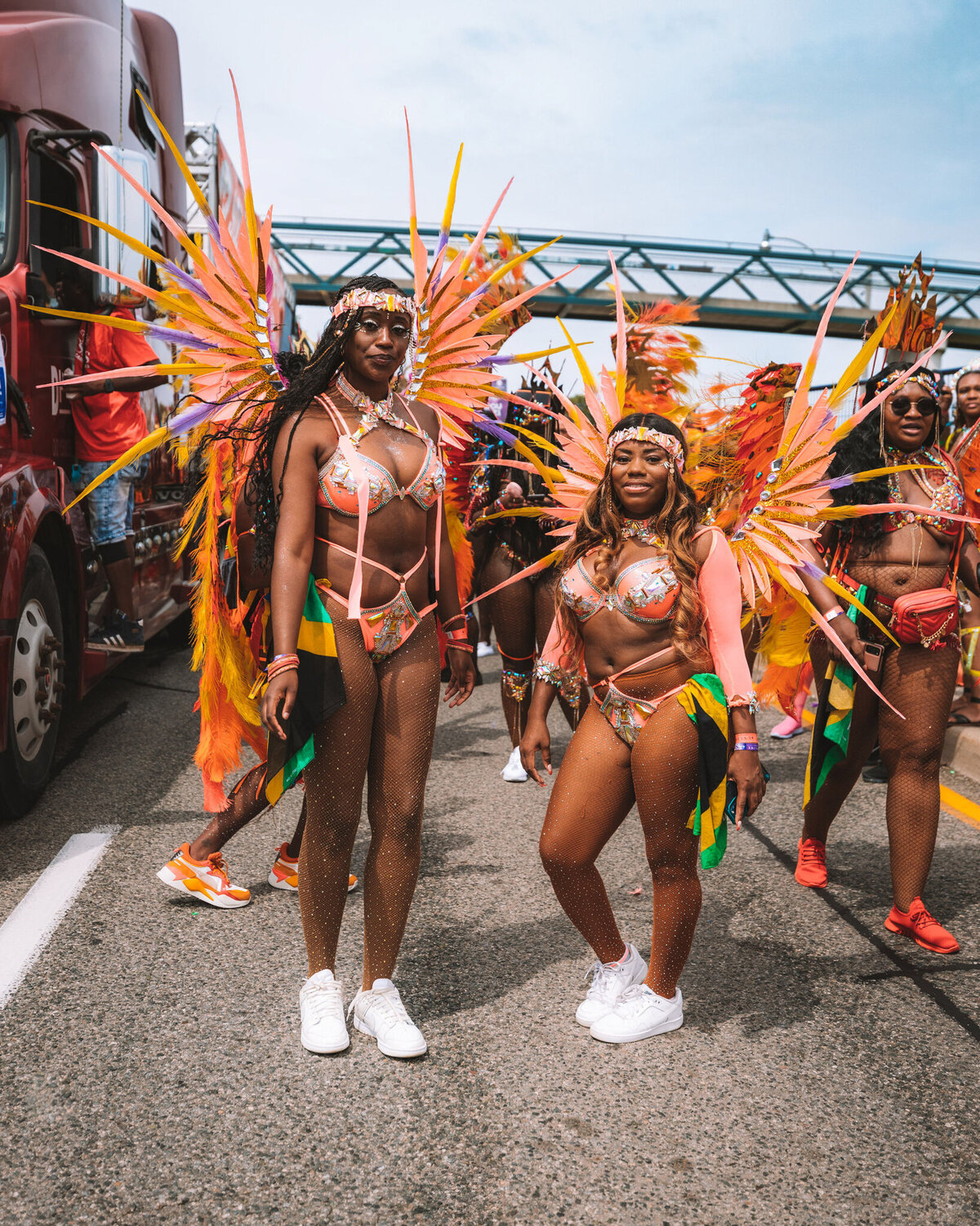 Photos of Masqueraders from Toronto Carnival 2023 - Sunlime Mas Band - Medium Band of The Year 2023-116