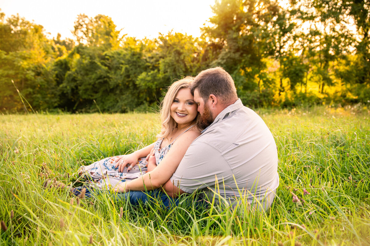 Couple's anniversary sunset  photo session in Dover, Ohio
