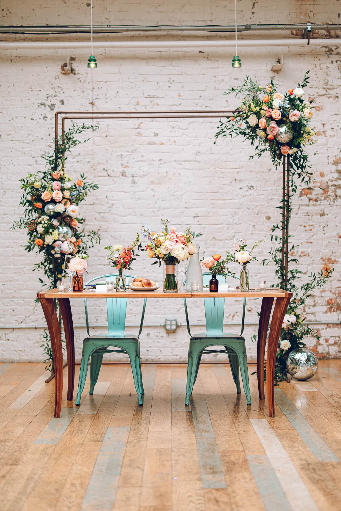 Beautiful florals and details from a wedding  at The Joinery in Chicago