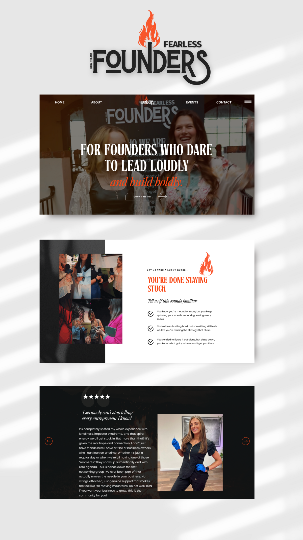 Fearless Founders Mockup