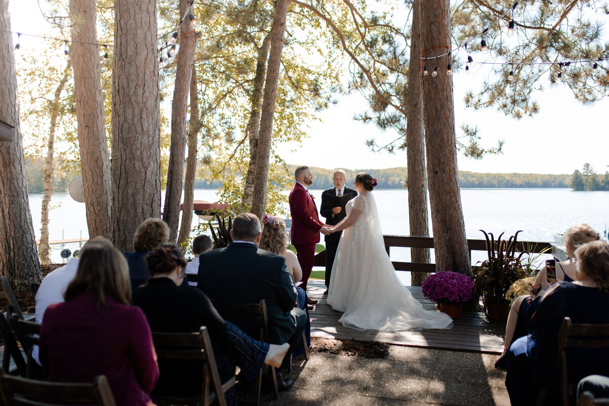 Up North Rhinelander Wisconsin Micro Wedding by Claire Neville Photography