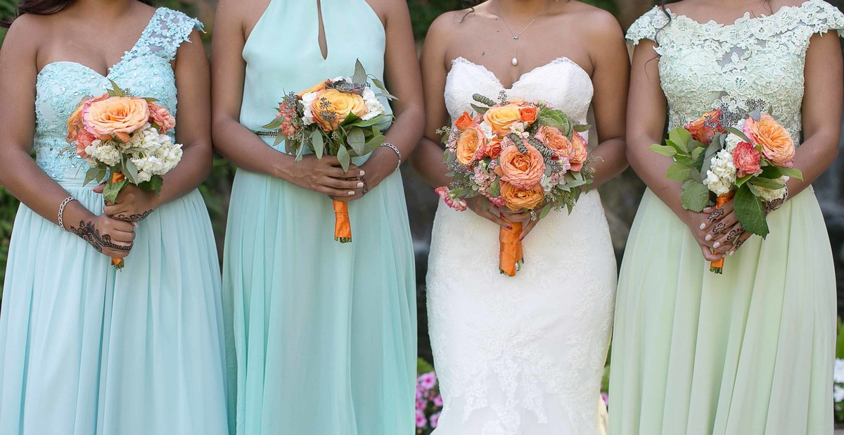 Brides and Bride Maids Flower Bouquet