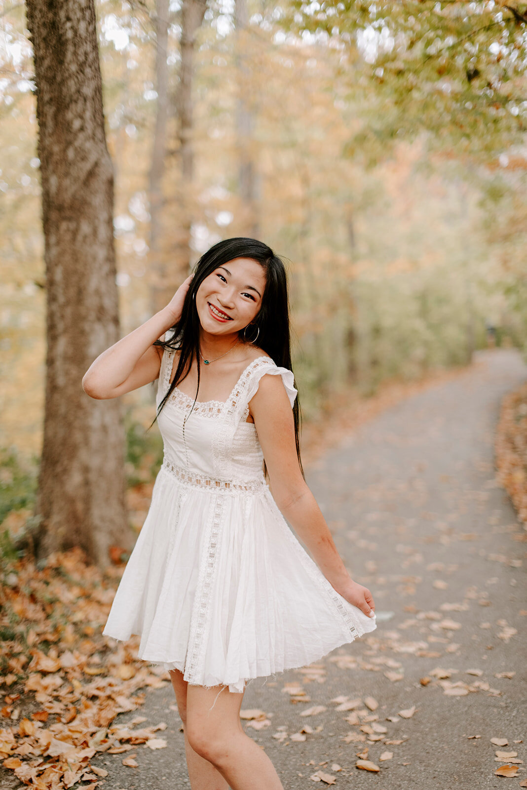 Mia Freeman Senior Photos - Potters Bridge & Downtown Noblesville - 10.10.20 _gabbyburkephotography-31