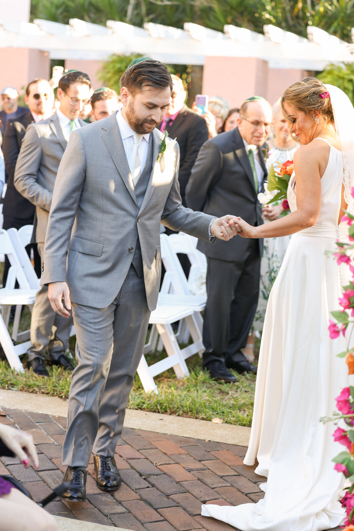 12 - Vinoy Hotel Wedding Tea Garden Jewish Ceremony - Tampa Bay Wedding Planner