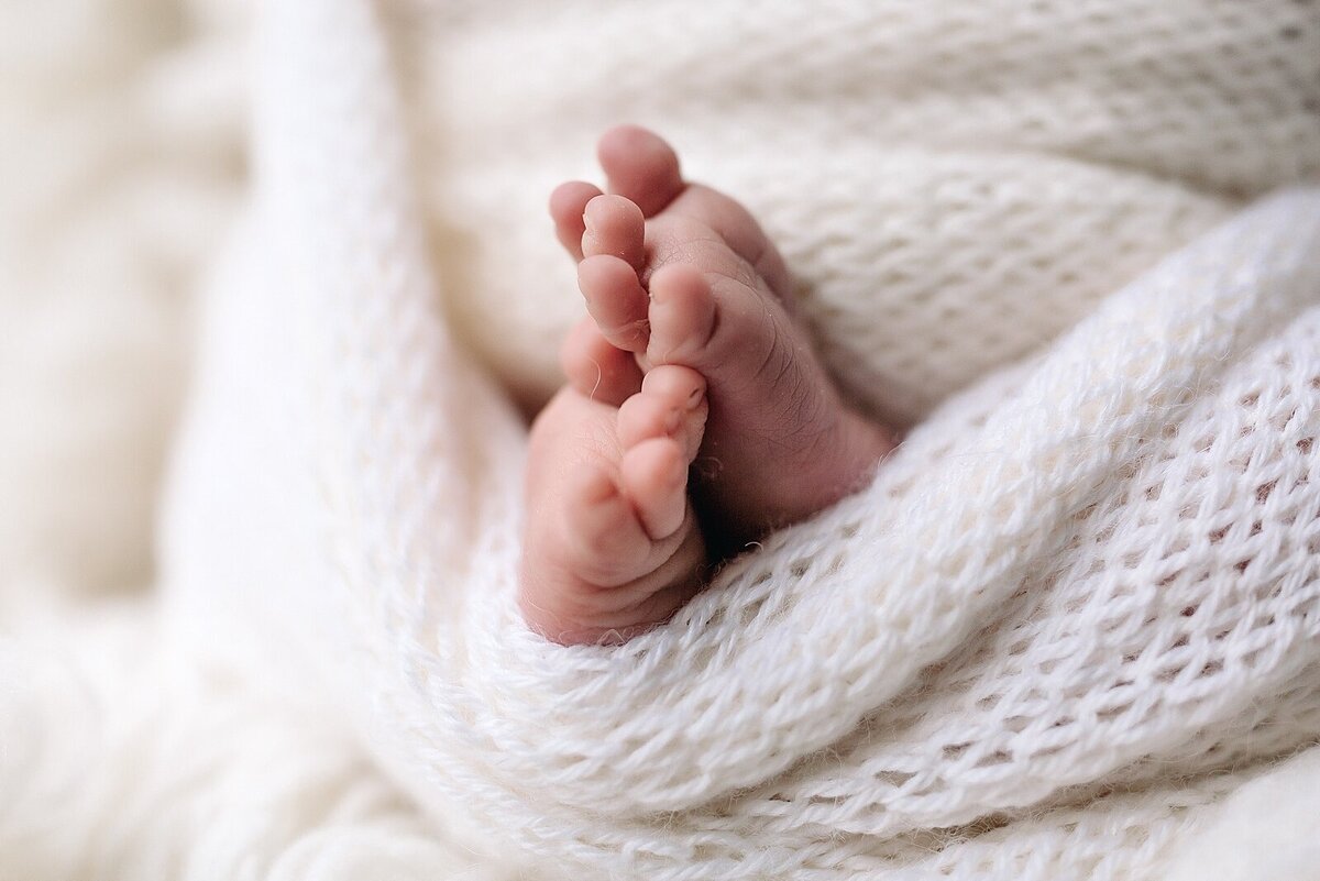Posed newborn baby Charlottesville, VA