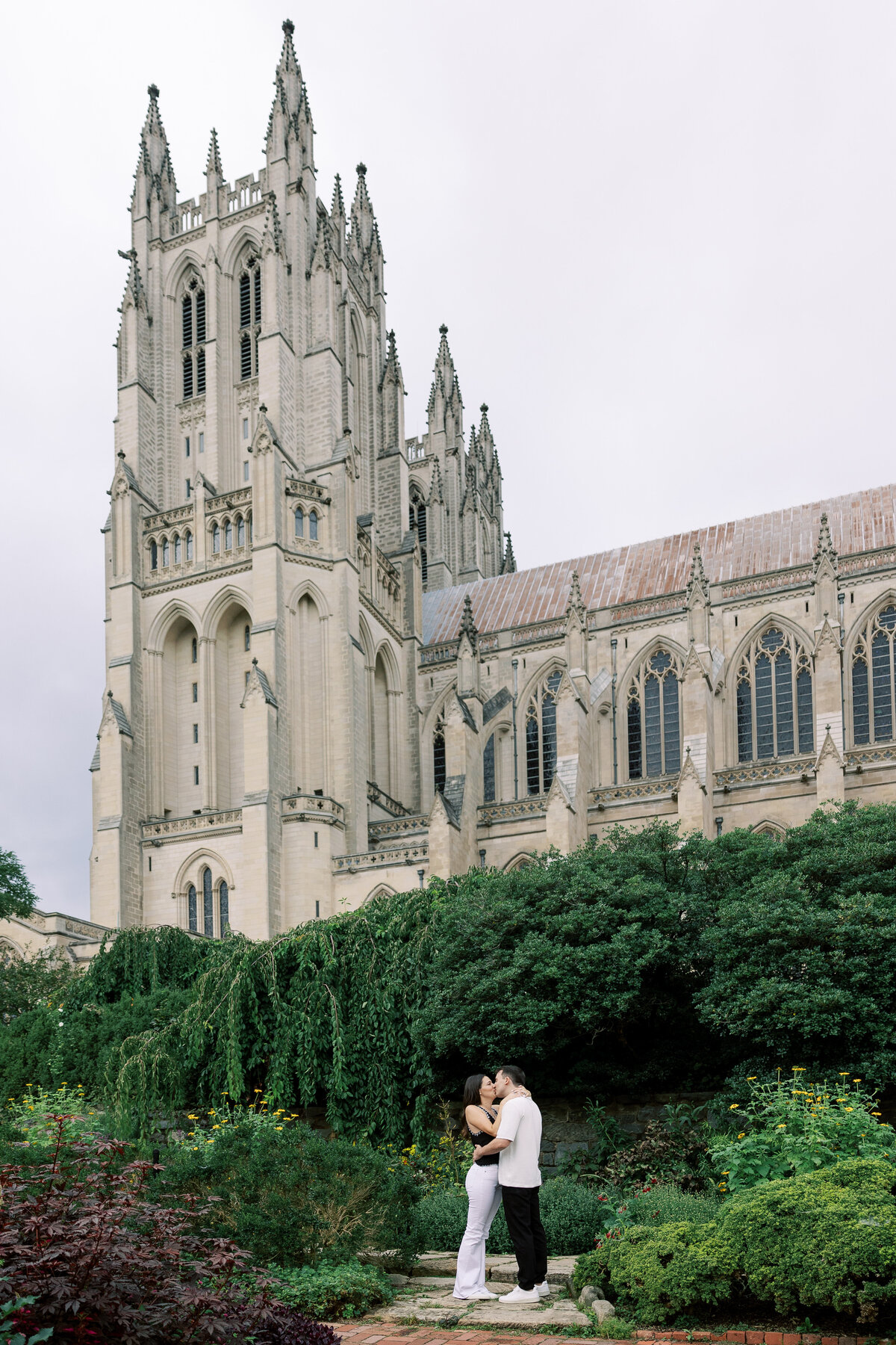 Michelle  Dylans Engagement Session_National Cathedral Washington DC Wedding Photographers_0007