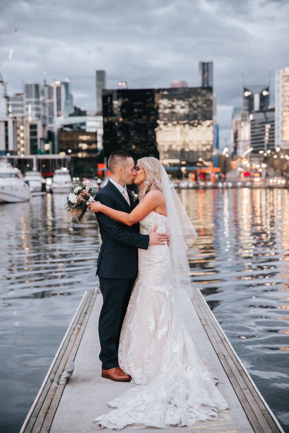 Bridal Portraits Docklands All Smiles Melbourne Wedding Photography. Sapphire and Stone Photography
