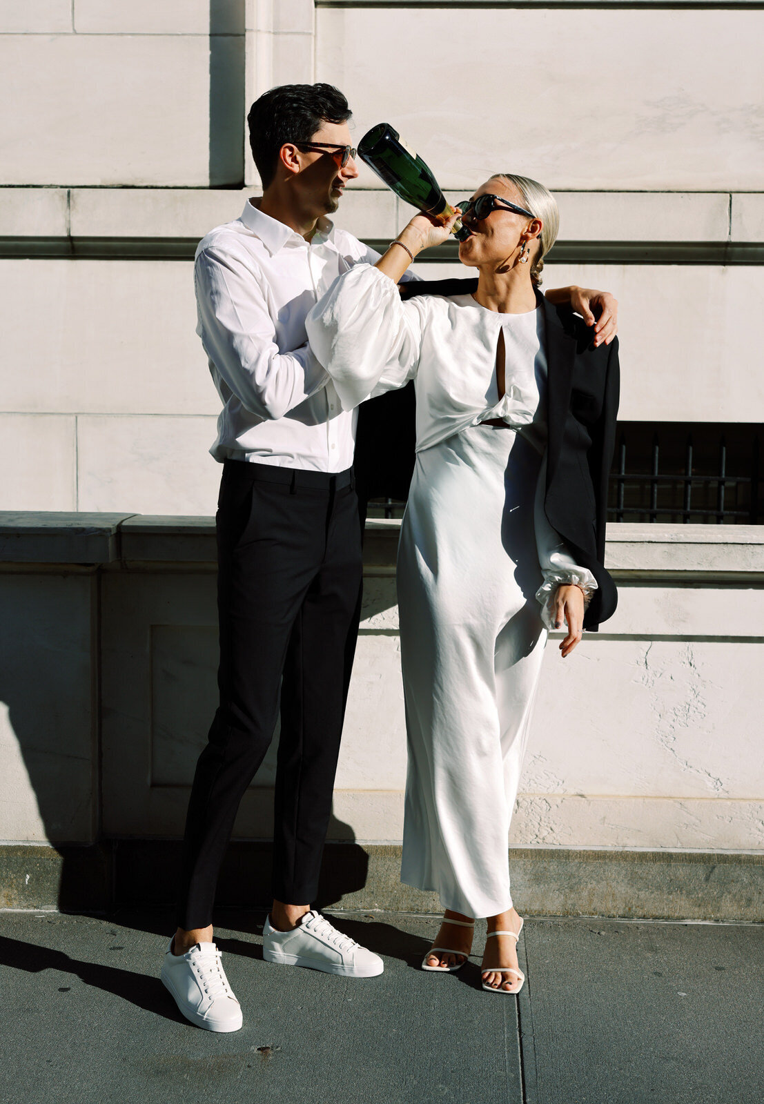 Chic New York City Engagement Session 5