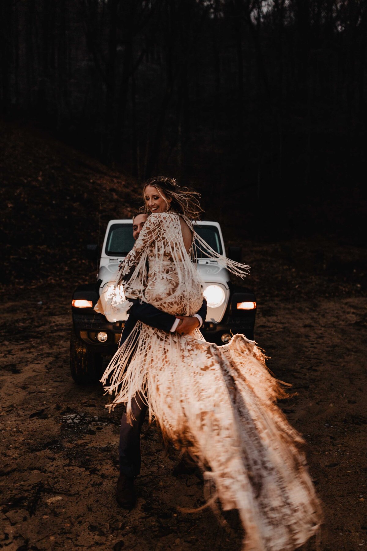 Jeep Wedding Adventure | Tennessee Elopement Photographer