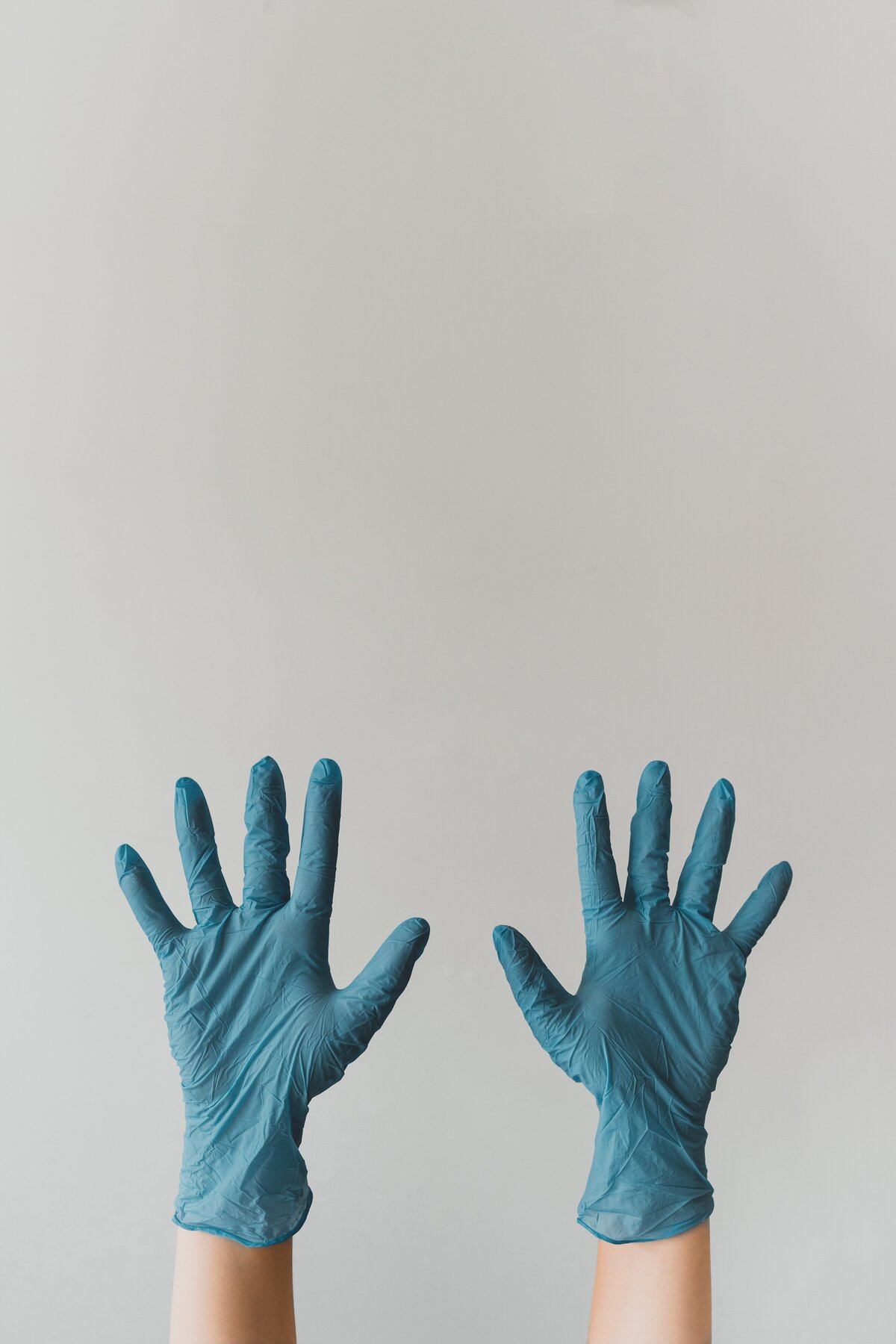 Health Specialist wearing gloves