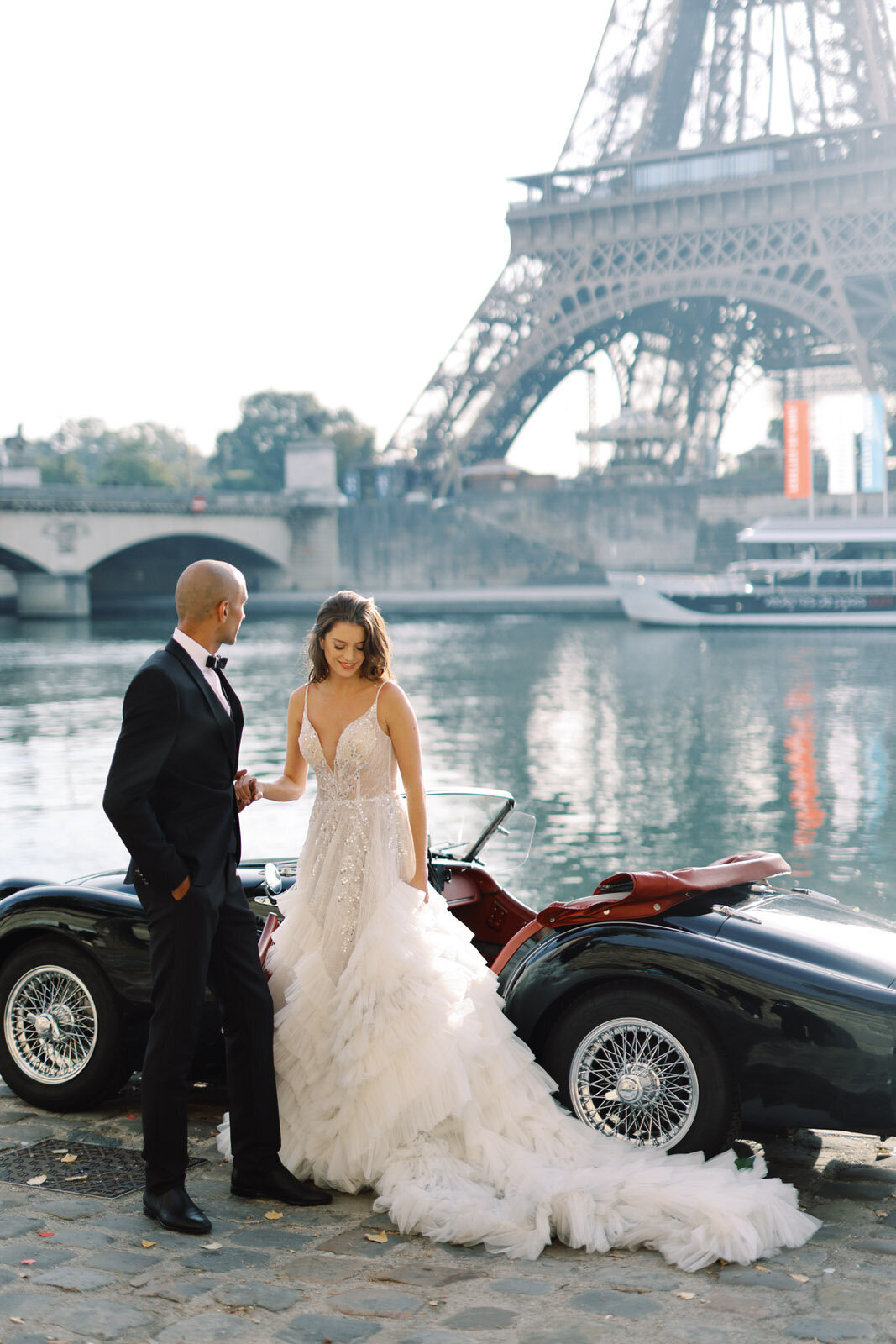 Modern Film Wedding Photography in Paris France 87