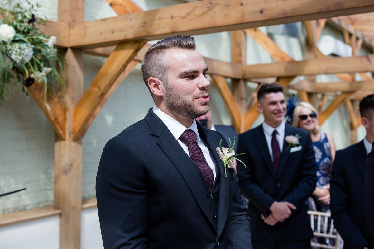 Groom sees Bride for the first time
