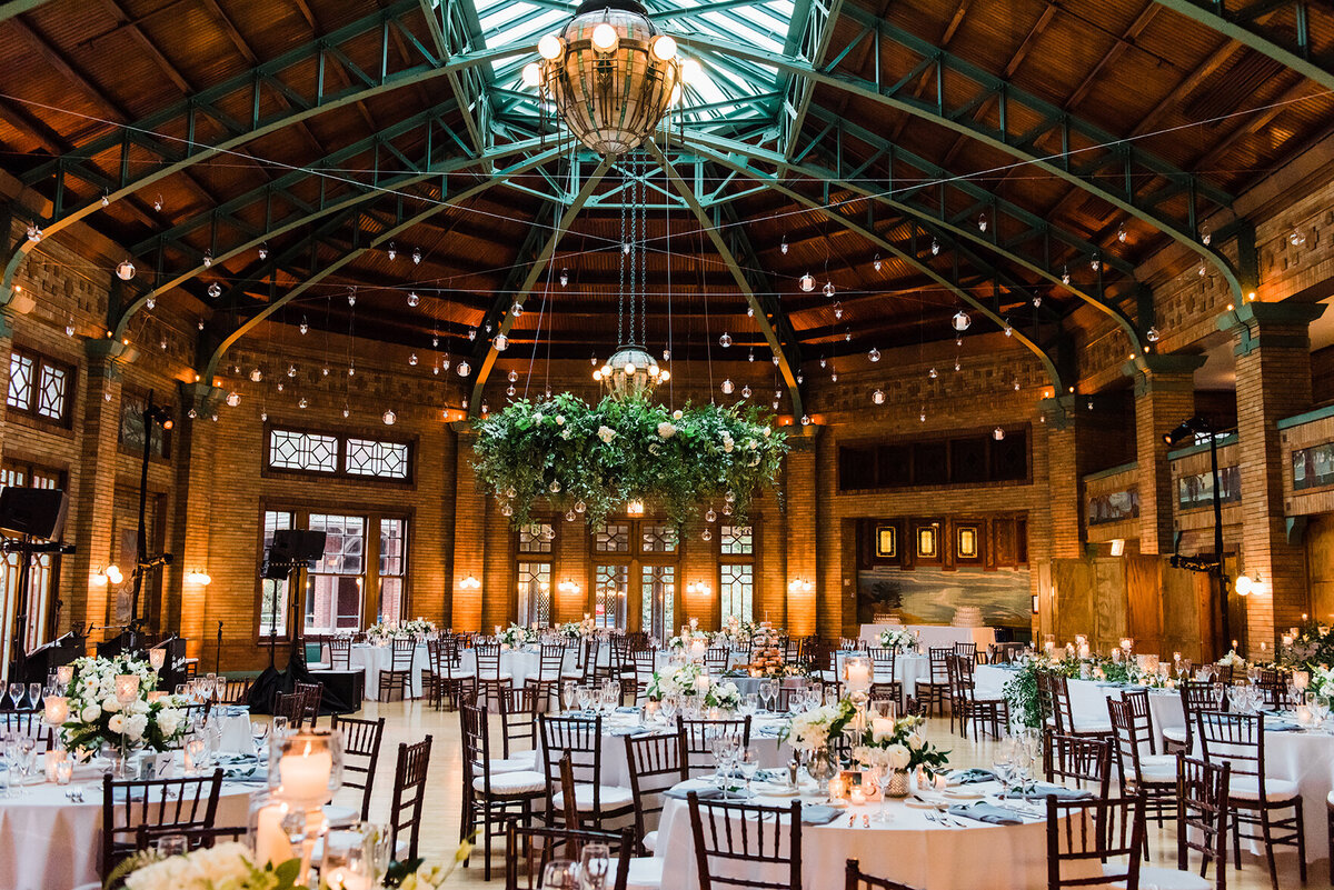 A beautiful wedding reception at Cafe Brauer