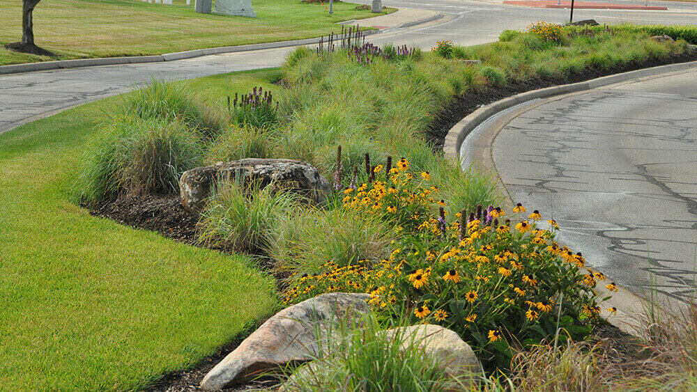 Commercial landscape company project in Kansas City