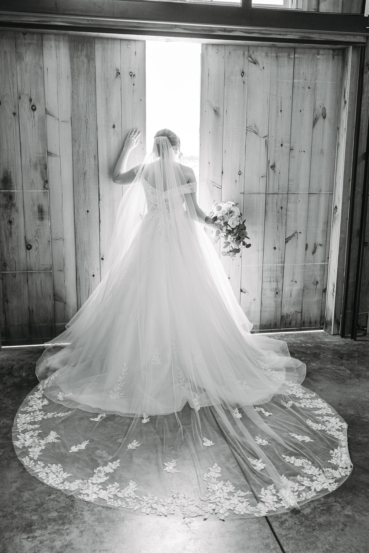 Black and white Bridal 