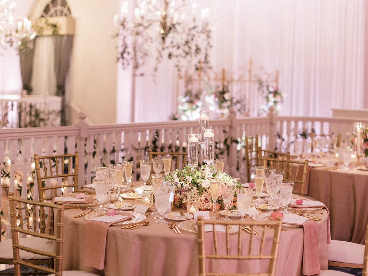 34 - Don Cesar Wedding Reception Guest Table - Tampa Bay Wedding Planner