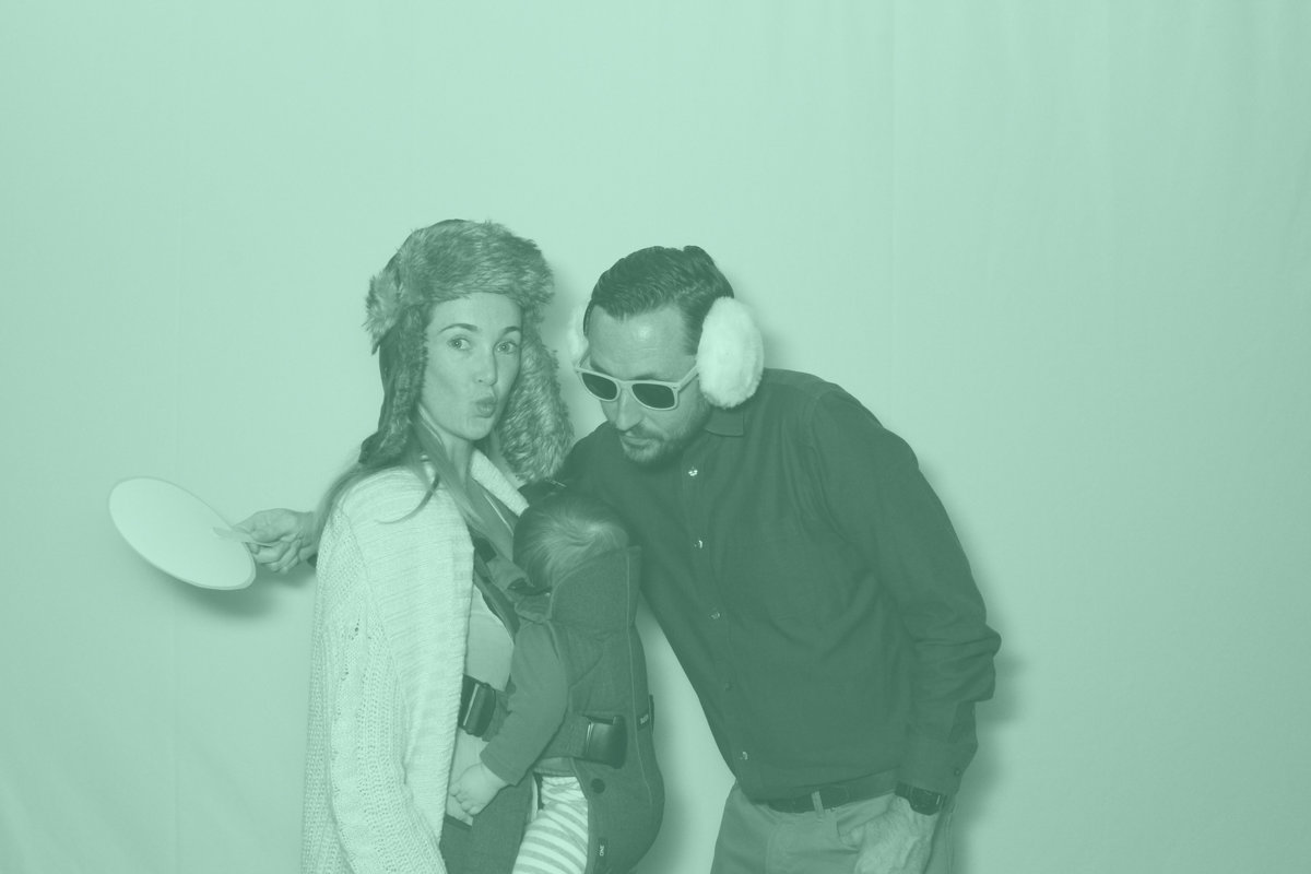 green filter photo booth