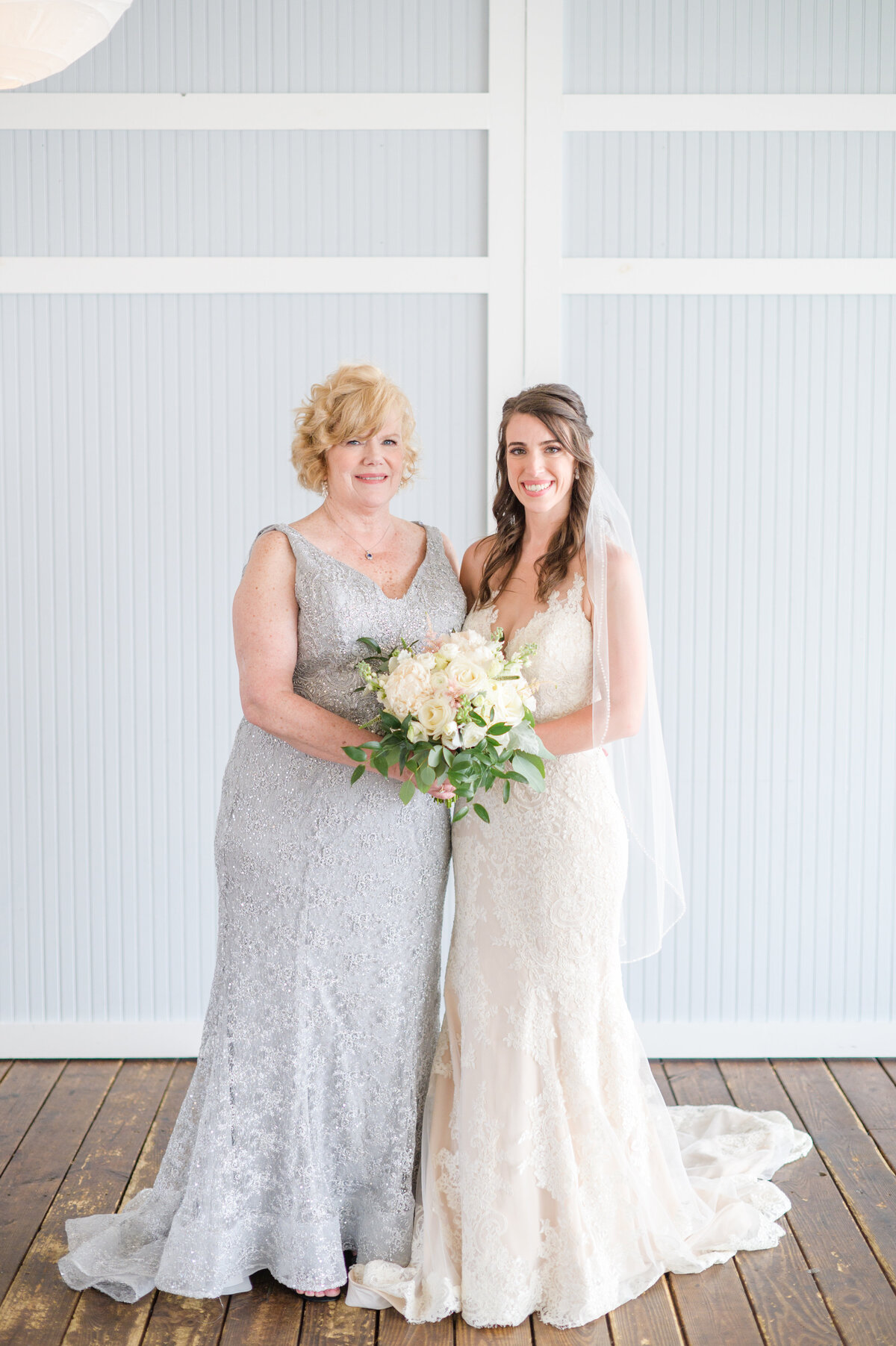 Dusty Blue and Cream Wedding Day at Chesapeake Bay Beach Club