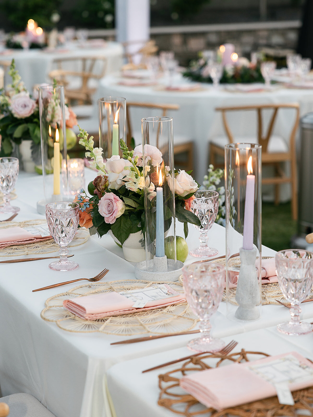 wedding reception table decor arizona 1