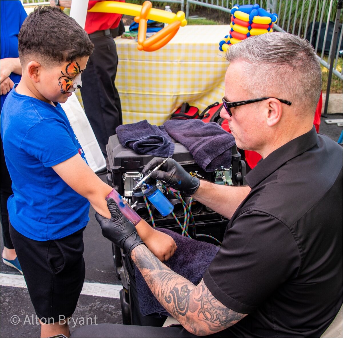 Community Festival Airbrush Facepainting