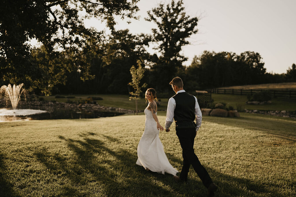 Pleasant Pastures Events budget friendly outdoor wedding venue Central MN engaged couples
