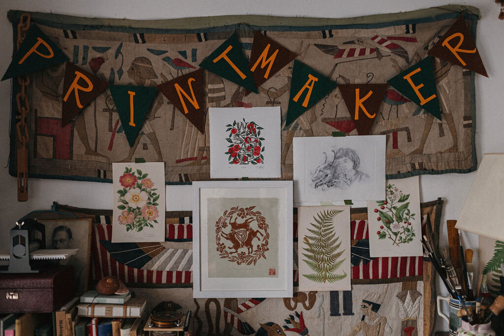 The Desk of Artist Rachel Snowdon