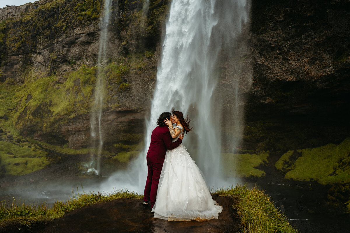 Seljalandsfoss Iceland Elopement Photographer