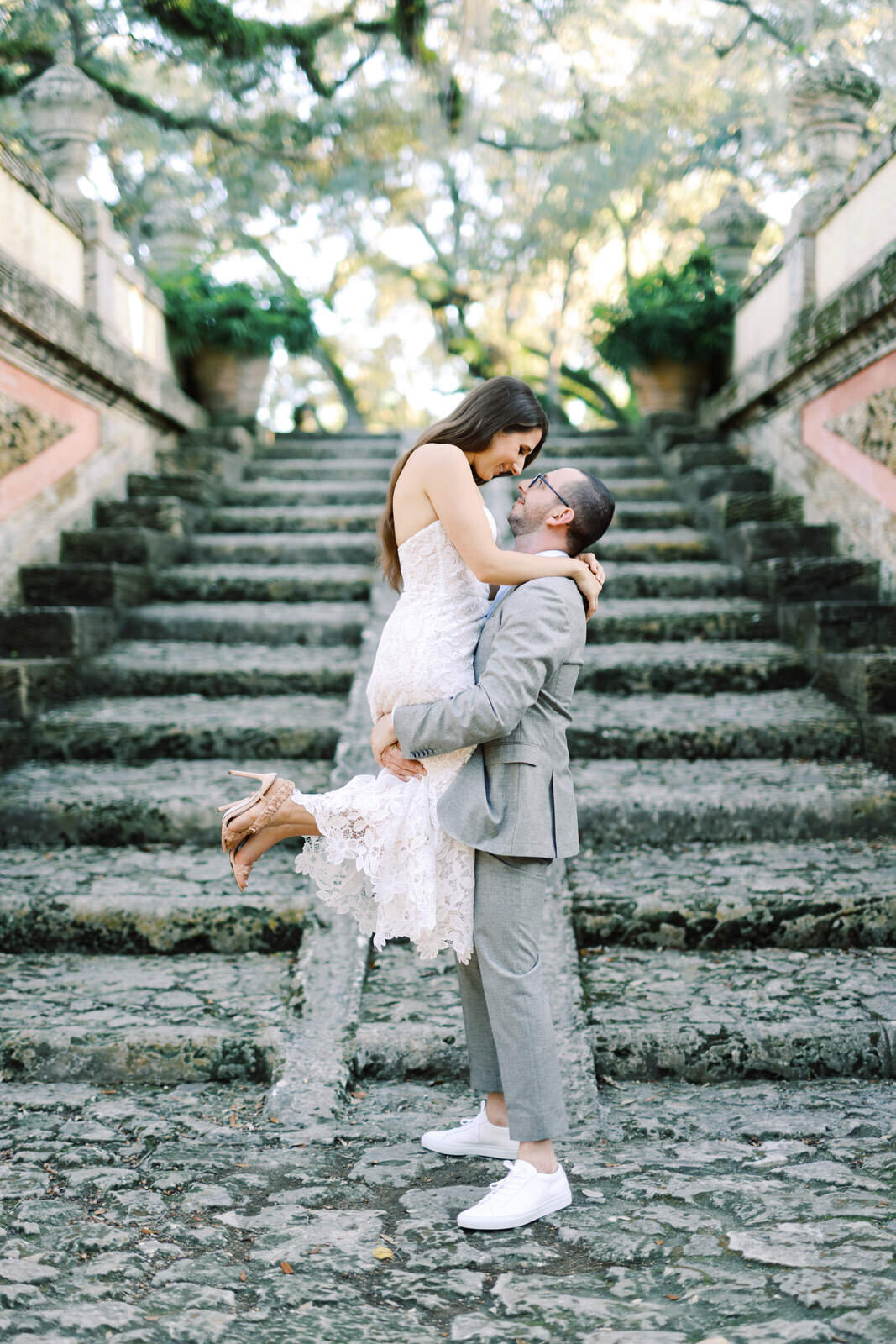 A Stylish and Chic Engagement Session at Vizcaya Museum in Miami Florida 28