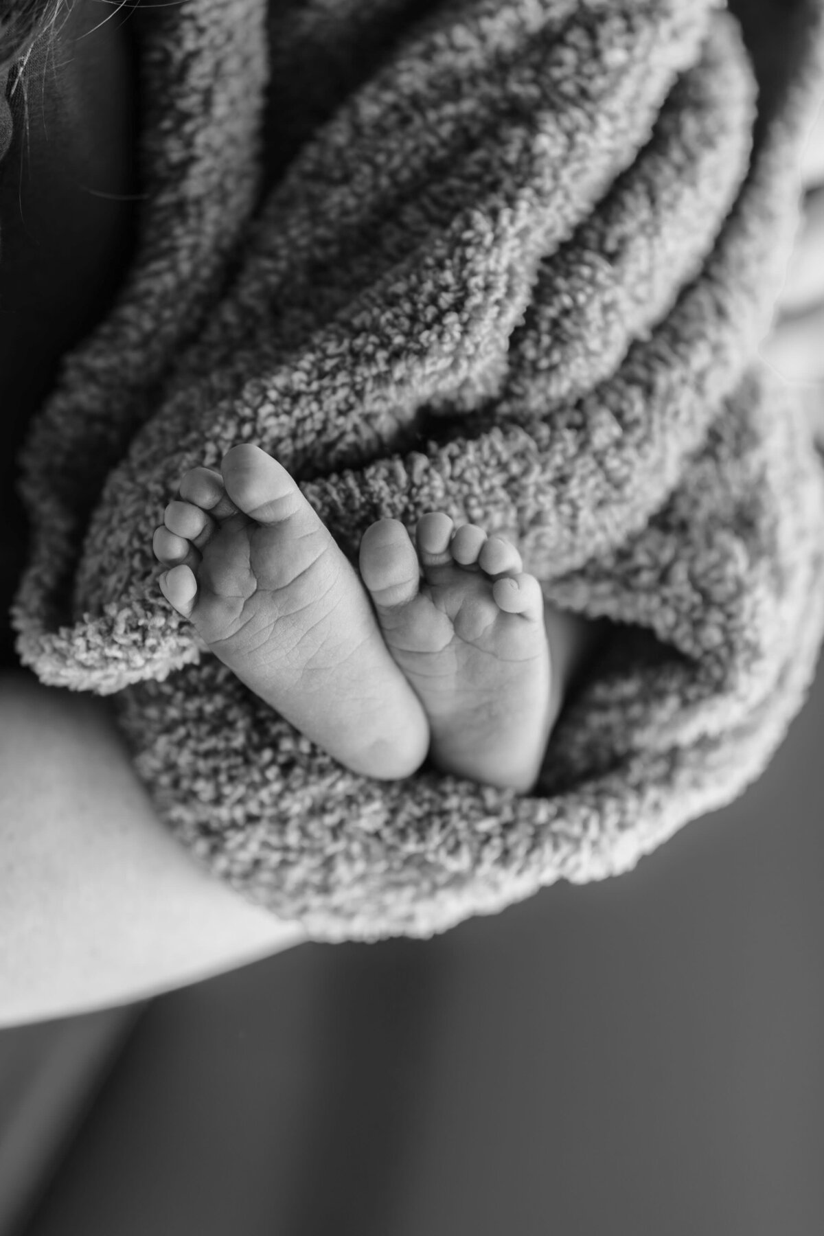 Newborn Photographer | Baby resting peacefully during natural light photo session | Somerset County, New Jersey
