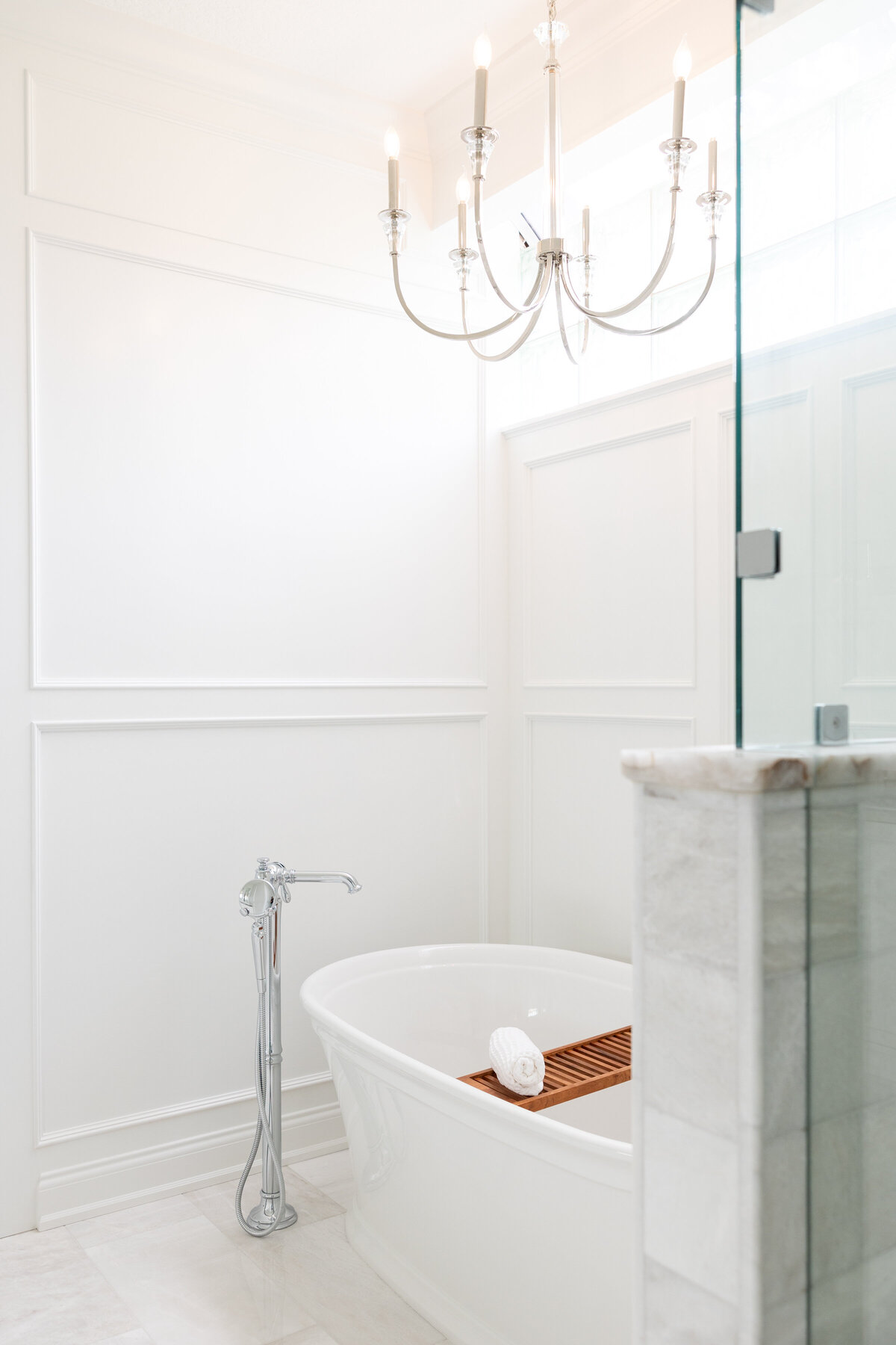 Longwood bathroom  freestanding tub