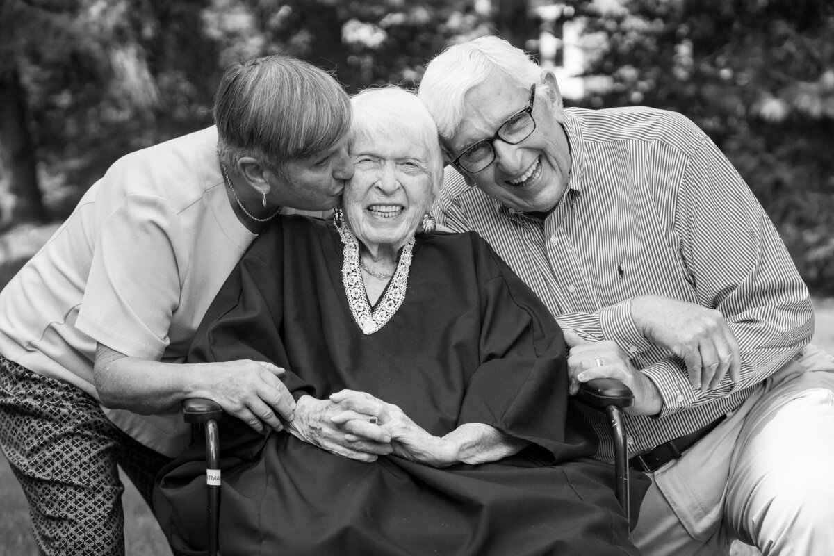 family smiling