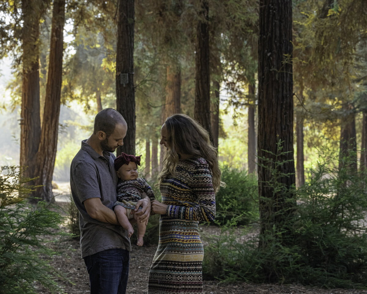 Family Looking at baby copy
